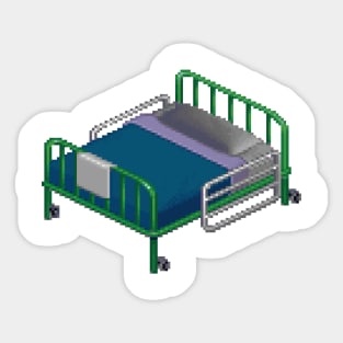 Bed hospital Sticker